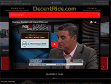 Tablet Screenshot of decentride.com